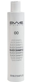 Emmediciotto 00 Black Shampoo 250 ml – Farbshampoo mit blau-schwarzen Pigmenten, für schwarzes, braunes, graues & weißes Haar, gegen unerwünschte Orange-Reflexe (Schwarz)