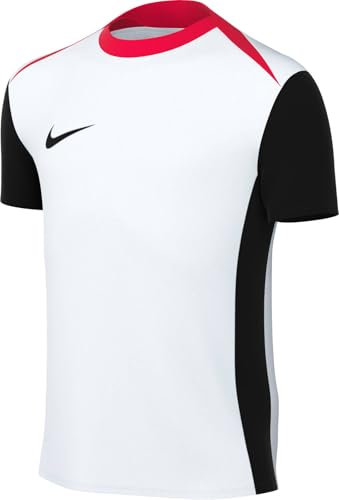 NIKE FD7597-100 Dri-FIT Academy Pro 24 SS Top K Sweatshirt Unisex WHITE/BRIGHT CRIMSON/BLACK/BLACK Size L