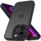 Mootobo for iPhone 13 Pro Case with Camera Lens Full Cover Protection, 10FT Military Grade Drop Protection Phone Case with Anti-Fingerprint Matte Back 6.1 inch - Black