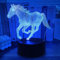Pferde Nachtlicht Kinder, 3D LED Pferd Lampe 16 Farben Farbwechsel mit Fernbedienung, Pferd Nachtlicht Zimmer Deko, Geburtstag Weihnachten Pferde Geschenke für Mädchen Jungen Kinder Pferdeliebhaber