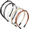 5 Stück Haarreifen Damen Elegant Dünne Leder Stirnbänder Leather Haarreifen Satinüberzogenes Stirnband Haarreifen Satin Diy Rutschfestes Stirnbänder Buntes Satinüberzogenes Für Frauen Mädchen