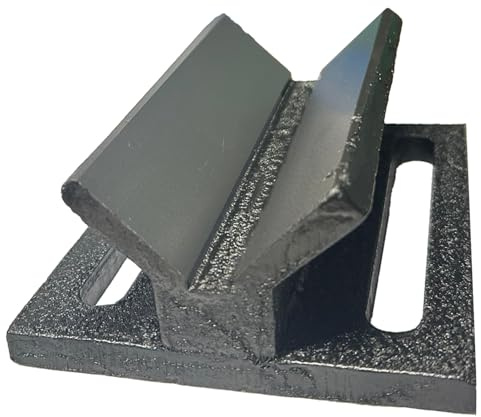 MachEl Cast Iron V Block Jig Fixture for Center Drilling on Round Work-pieces - 2 Capacity