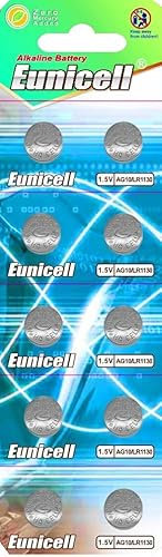 10 Stück LR1130 Batterien Knopfzellen, AG10 l1131 189 1,5V Alkaline Batterie, lr54 Knopfzelle