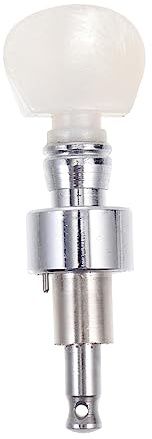 Banjo Stimmwirbel aus Aluminiumlegierung, Weißer Tuningknopf | Banjo Stimmwerkzeug für Banjosaiten, Ergonomisches Design, Schnelle Montage