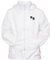 WearAll Mens Waterproof Bowling Jacket Fully Fleece Lined with Detachable Hood and Embroidered Bowls Logo White Hooded Jacket for Bowlers White XXL