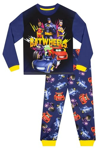 DC Comics Batman Pyjamas | Batwheels Boys Pyjamas | Superhero PJs For Boys | Purple 3-4 Years