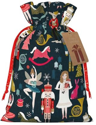 Borsa regalo da donna Schiaccianoci per balletto, ballo di Natale, festa con coulisse, perfetta per compleanni, matrimoni e vacanze