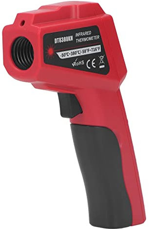 Infrarot Handthermometer für Motorkühlschränke Temperaturmessung -50°C bis 380°C mit LCD-Display Abschaltfunktion und Batteriestandsanzeige
