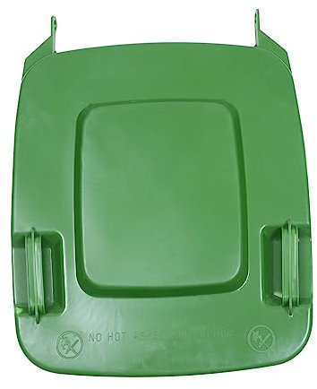 BEBEMOKO Large 240L Plastic Trash Can Replacement Lid Outdoor Dustbin Cover for Sanitation Waste Bin Lid Only Trash Can Not Included