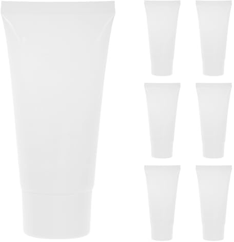 Generisch 8 Stück Nachfüllbare Leere Tuben, Flaschen Aus Kunststoff, Tragbare Reisetuben, Weiche, Zusammendrückbare Behälter Für Proben, Shampoo, Make-up, Mini-zahnpasta-reisetuben