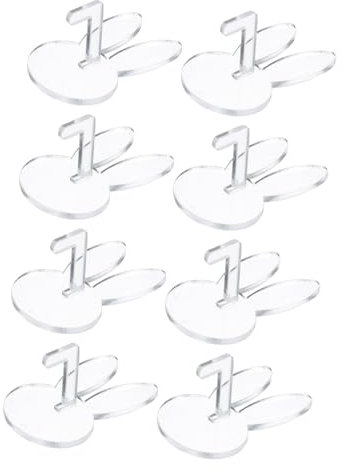 Beaupretty 8pcs Nail Art Practice Stand Manicure Pedicure Nail Hand Model Display Rack