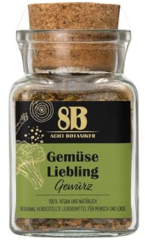Acht Botaniker vom Hof Bodengut – Gewürzmischungen mit Charakter | Aus eigenem Anbau, handgemacht & naturrein | Direkt vom Feld in die Küche, Gemüse Liebling 74g Glas
