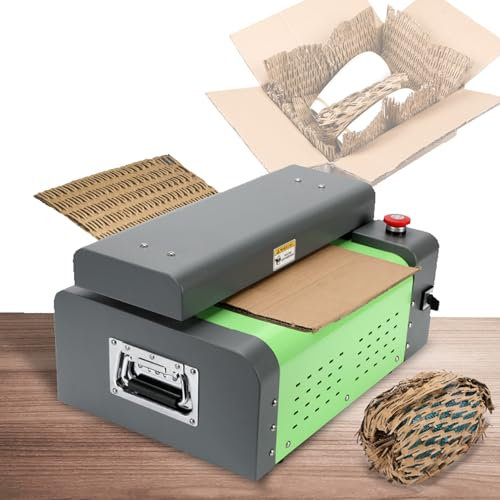 325 Mm Maschine Zum Schneiden Von Altkartons, Erweiterbar, Wellpappe, Kraftpapier, Zerkleinerermaschine Für Altkarton, Verwandelt Karton in Verpackungsmaterial,110V