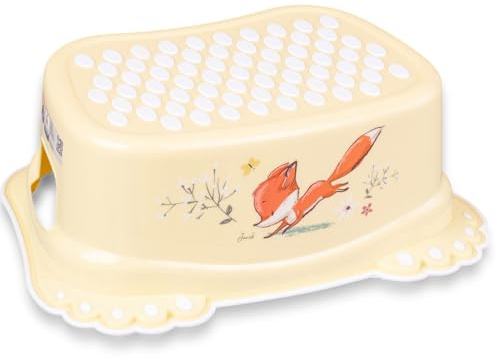 Kinderhocker TÜV Rheinland geprüft! Kinder Toilettenhocker mit Anti-Rutsch Beschichtung für Stabilität. – Kinder Hocker