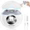 Electric Nail Clippers Automatic Nail Trimmers with Dual Blade Heads, LED Light, Nail Care Tool, Cutter & Grinder for Fingernails, Safe for Babies, Kids, Adults, Seniors, Weak Hands