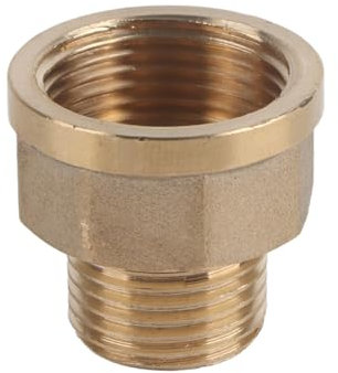 Hapivida 1/2 Male to 3/4 Female Reducer, Brass Pipe Fittings Adapters Brass Pipe Extension Connectors for Plumbing, Hydraulic, and Gas Applications