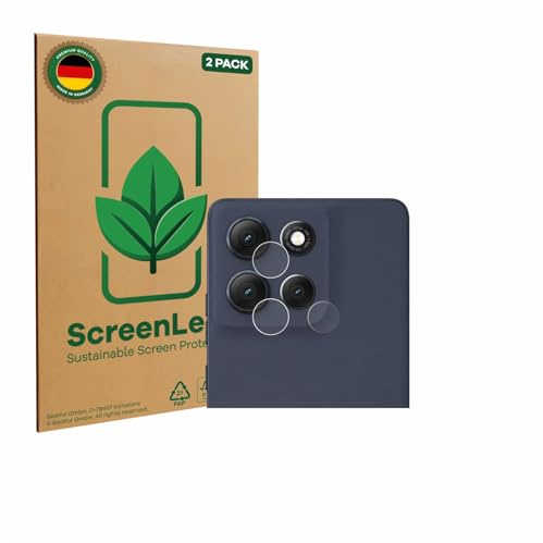 ScreenLeaf (2 Stück Schutzfolie für Motorola Moto G86 (NUR Kameraschutz) [nachhaltiger Displayschutz, Folie, transparent, kratzfest]