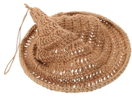 Cabilock Handgewebter Jute Rope Lampenschirm für Halloween Dekoration für Schlafzimmer Küchen und Partyräume Kunsthandwerk aus Natürlichem Material