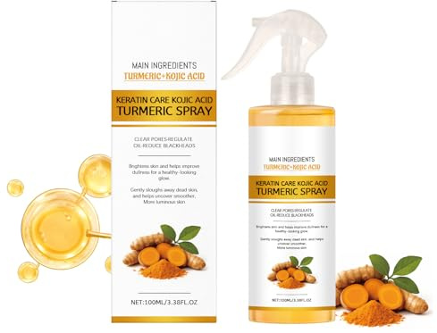 Turmeric Exfoliating Spray,Kojic Acid Turmeric Peeling Spray,Exfoliating Kojic Acid Turmeric Sprays,für Alle Hauttypen Geeignet