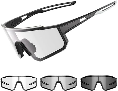 suoso Sportbrille-Sonnenbrille Herren-Damen-Fahrradbrille-Sunglasses men-Polarisiert-UV400-Ski-Schnelle Brille Rave-Radfahren-Fahrrad-Angeln-Rennrad brille，GZBS-A03