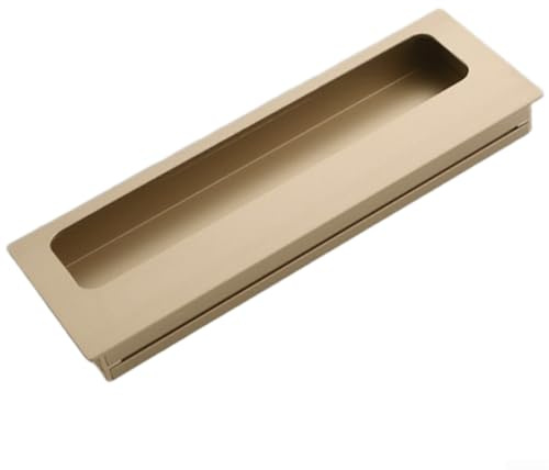 Maniglia a scomparsa in alluminio spaziale per armadio e porte scorrevoli, finitura antiossidante durevole, bronzo, nero, grigio, design minimalista da incasso (A* 2)