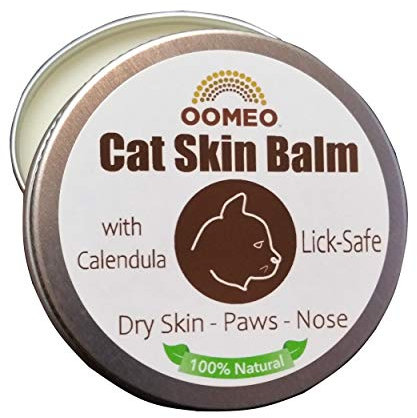 OOMEO Cat Skin Balm - Moisturising, Unscented, Lick-safe - 100% natural - As good as any cream