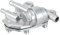 sourcing map Válvula de Cierre de Combustible y Gas Nueva para Yamaha CY50 Jog SH50 Razz 50CC Scooter PC22