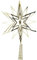 Riffelmacher Christbaumspitze Metall Stern 33cm 17858 - Weihnachtsbaumspitze Weihnachten Heiligabend Baumdekoration - Gold