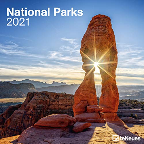 National Parks 2021 - Wand-Kalender - Broschüren-Kalender - 30x30 - 30x60 geöffnet