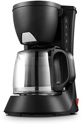 Kexia Filter Coffee Machine, Drip-Type Maker, One-Click Automatic Insulation Base Transparent Water Tank Ruler, Home Cappuccino Espresso Tea Brewer