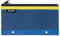 Leitz Urban Chic Federmäppchen mit 2 Fächern, Integrierte Ösen, Blau, 60130032