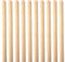Newman and Cole Wooden Broom Handle Stick Wood Broomstick/Wooden Pole for Floor Mop Handle Brush Broom - 4ft (120cm) x 1 1/8 (28-29mm) Handles - Pack of 10