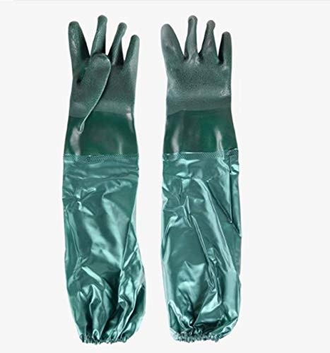 Esschert Design Abfluss- und Teichhandschuhe, groß, Grün