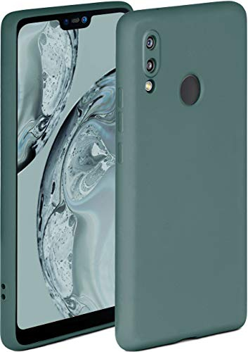 ONEFLOW Soft Case für Huawei P20 Lite Hülle aus Silikon mit Kameraschutz, Silikonhülle mit erhöhtem Schutz fürs Display, Backcover Schutzhülle, weiche Handyhülle, Petrol