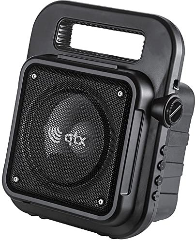 AVSL QTX Effect: Portable Bluetooth Party Speaker Sound Sytem Inc Microphone & Strap