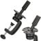 SZXMDKH Mannequin Training Head Clamp/Stand Wig Holder Stand Desk Table Clamp Cosmetology Holding for Hairdressing Canvas Clamp, Black, 25*7.5cm