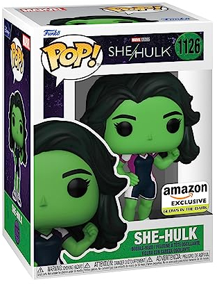 Funko Pop! Vinyl: Marvel: She-Hulk - Exclusiva Amazon - Figura de Vinilo Coleccionable - Idea de Regalo- Mercancia Oficial - Juguetes para Niños y Adultos - TV Fans - Muñeco para Coleccionistas