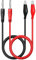 Greluma Spina a Banana a Morsetti a Coccodrillo Kit Cavi di Prova, Spina a Banana da 4 mm a Morsetti a Coccodrillo Cavo di Prova (2 Pezzi)