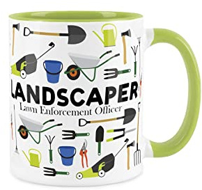 Purely Home Landscaper Gardener Tradie Durable Ceramic Mug Coffee/Tea Cup Gift