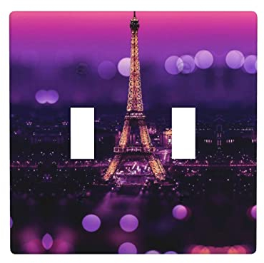Pink Paris Decorator Lichtschalter oder Steckdose Wandplatte für Lichtschalter, Dimmer, Steckdose