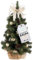 Creative Home Weihnachtsbaum Geschmückt Cremefarben | Höhe 40 cm | Künstlicher Weihnachtsbaum klein Tannenbaum Mini | für Tisch Schreibtisch Büro | Innen & Außen | Weihnachtsdeko Geschenk