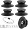 5 Stück Topfdeckelknopf, Topfdeckelgriff, Topfdeckel Griff Universal, Pan Lid Cover Knöpfe, Deckelknopf, Topfgriff, Ersatzknöpfe Griffe, mit Schraubenzubehör, für Topfdeckel, Ersatzknöpfe, Kasserolle