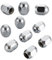 MObyat Radschrauben 10 Stück Auto-Radschrauben, Muttern, Bolzen, 23 Mm, M10 X 1, 25 Radmuttern, Fahrzeugreifen, Schraube, Mutternschlüssel, 17 Mm