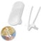 GCFTIFF Finger Essstäbchen für Gamer,Wiederverwendbare Finger Chips Snack Zange U Halterung Essstäbchen Helfer Snacking Tool,Party Supplies,Kreative Gamer Zubehör,Geschenke für Gamer (Weiß)