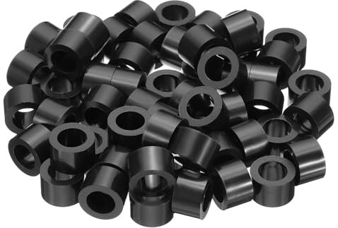 PATIKIL M10 Round Electrical Outlet ABS Spacers Washer, 60 Pcs 10.2mm ID, 16mm OD, 10mm Length Without Threaded,Switch and Receptacle Spacers Hardware for M10 Screws