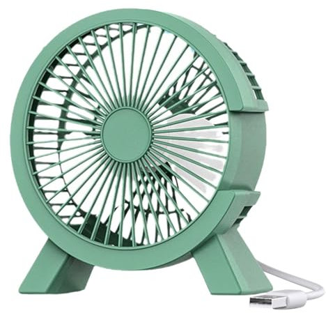 Ventilador de escritorio pequeño - Ventiladores de escritorio de viento fuerte Ventilador portátil pequeño, silencioso y potente,Ventilador eléctrico pequeño, ventilador USB, ventilador de mesa,