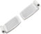 Repose-pieds universel pour fauteuil roulant - Accessoires faciles à installer - Trou de 1,9 cm en aluminium