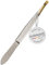 TITANIA Pinzas Solingen (8 cm) – Fabricado en Alemania – Pinzas para depilación de cejas para hombre y mujer – Punta acodada dorada