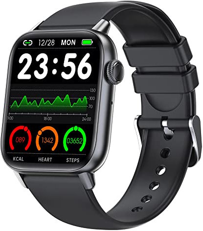 Health Smartwatch 2+ Fitness Tracker Sports Watch for Running (Black)