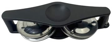 Percussion Schlüsselanhänger, Tamburin, kleine Rassel, Handglocke mit knackigem Klang, tragbar für Outdoor-Aktivitäten, Musik, Pratice, Hand, Schlaginstrument
